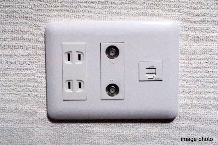 メガシティテラスの情報用コンセントイメージ画像